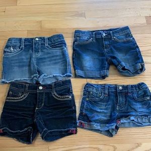 Girls Jean Shorts Lot